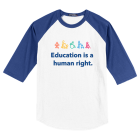 Education is a Human Right Baseball T-shirt