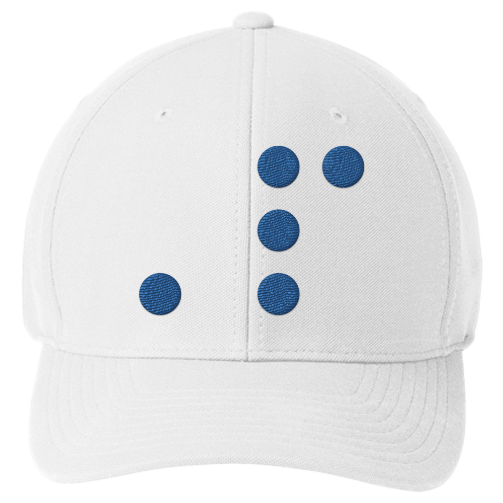 BASEBALL HAT (BRAILLE P)